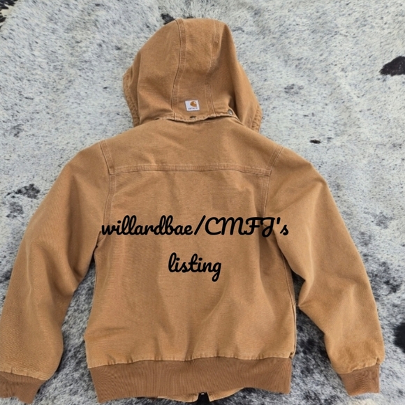 Carhartt Womens Small Weathered Wildwood Duck Jacket - Picture 5 of 7